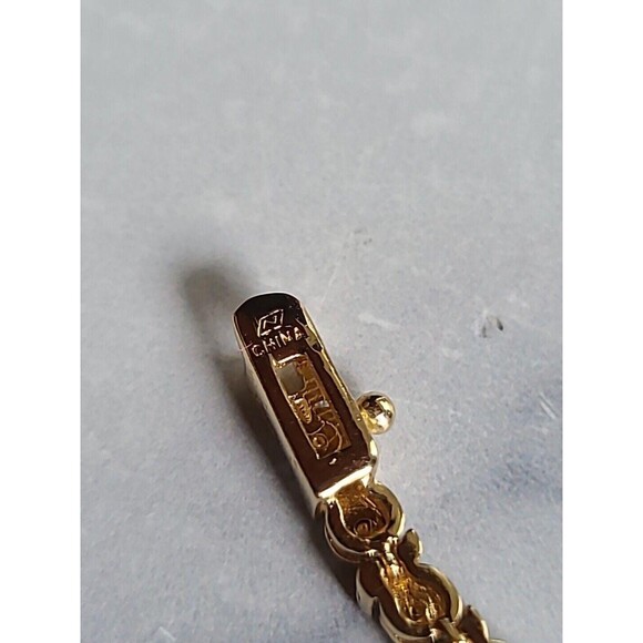 Vermeil Diamond Bracelet Vintage - Picture 10 of 10